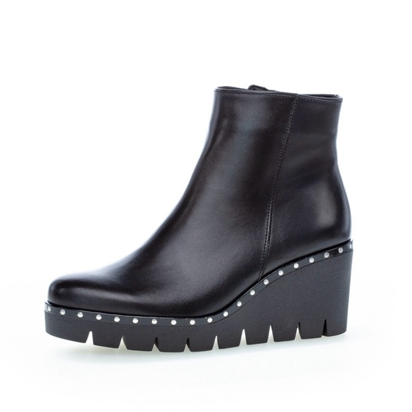 Gabor Shoes - Gabor-Women's Size 8.5 but fit like a size 10 Black Utopia Wedge Heel Ankle Boot